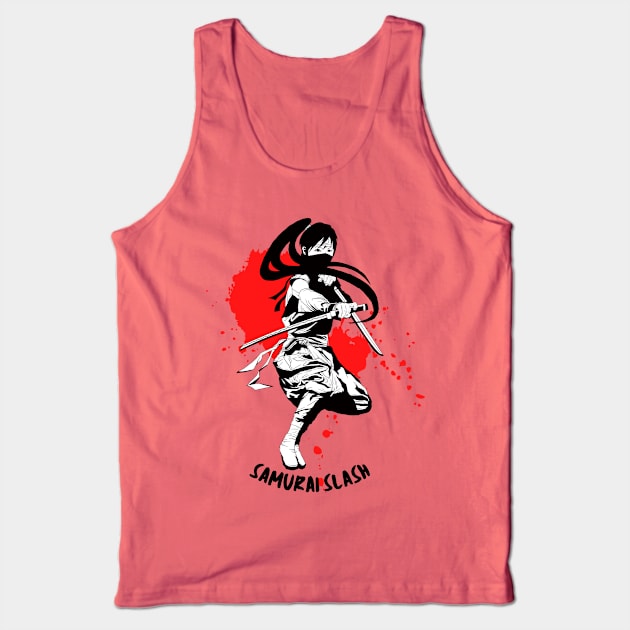 Samurai T-Shirt Tank Top by Melchi